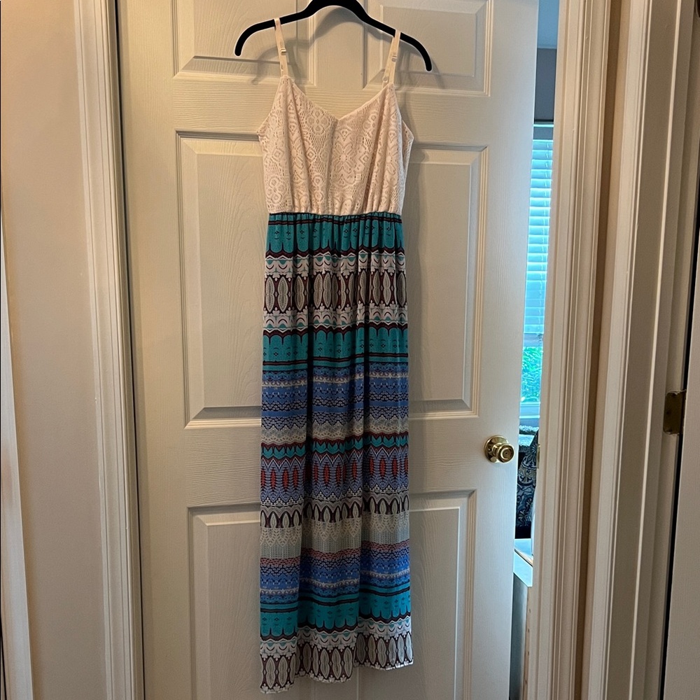 Patterned Maxi Dress